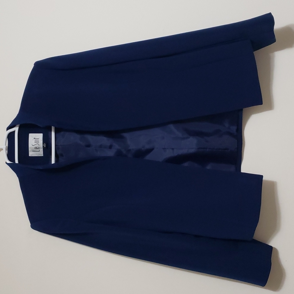 Le Suit Open Front Blazer